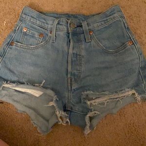 501 Levi Denim Shorts